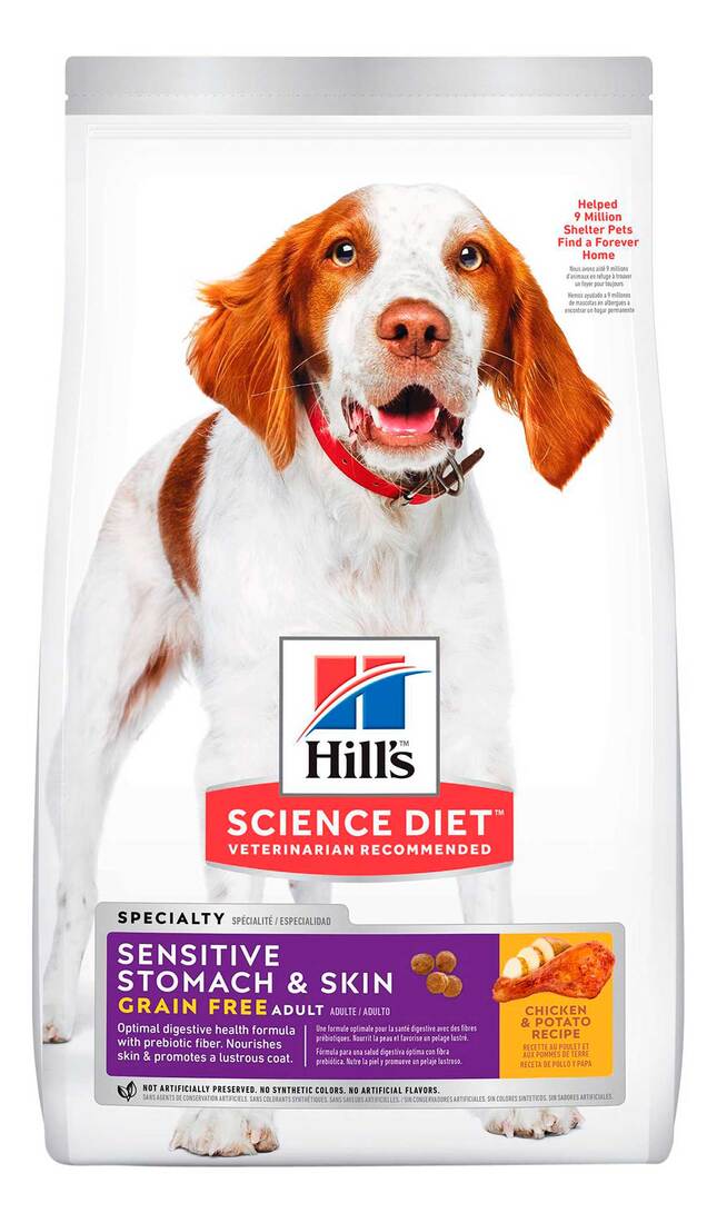 Hill's Science Diet Dog Food Adult Grain-Free Sensitive Stomach and Skin, 24 Pounds