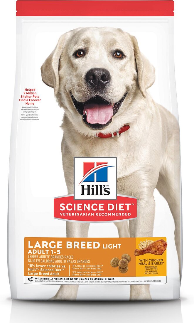 Hill's Science Diet Adult Light Large Breed Dog Food, 30 Pounds