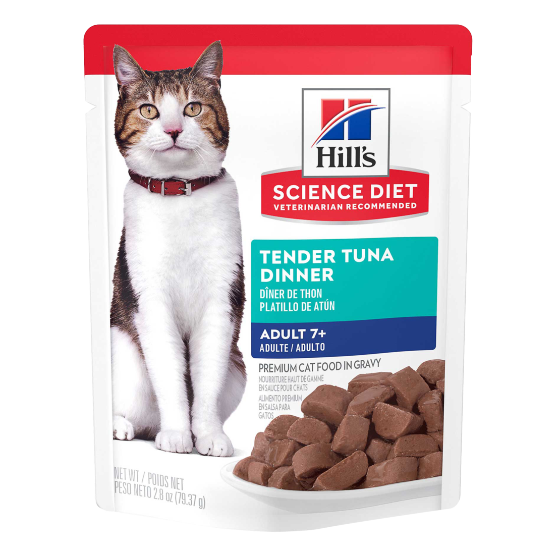 Hill's® Science Diet® Wet Cat Food, Senior 7+ Tuna Pouch, 2.8 Ounces