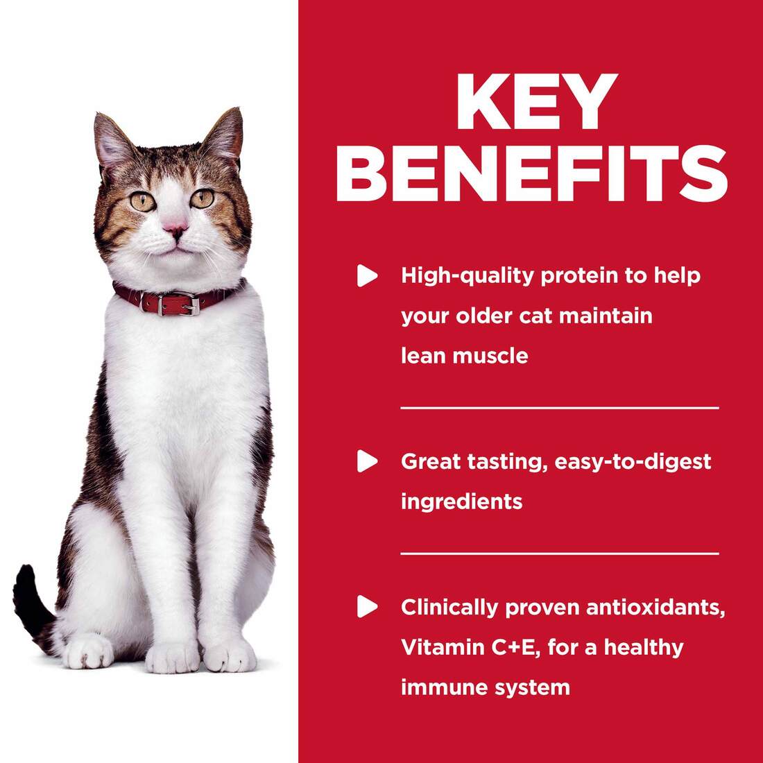 Hill's® Science Diet® Wet Cat Food, Senior 7+ Tuna Pouch, 2.8 Ounces