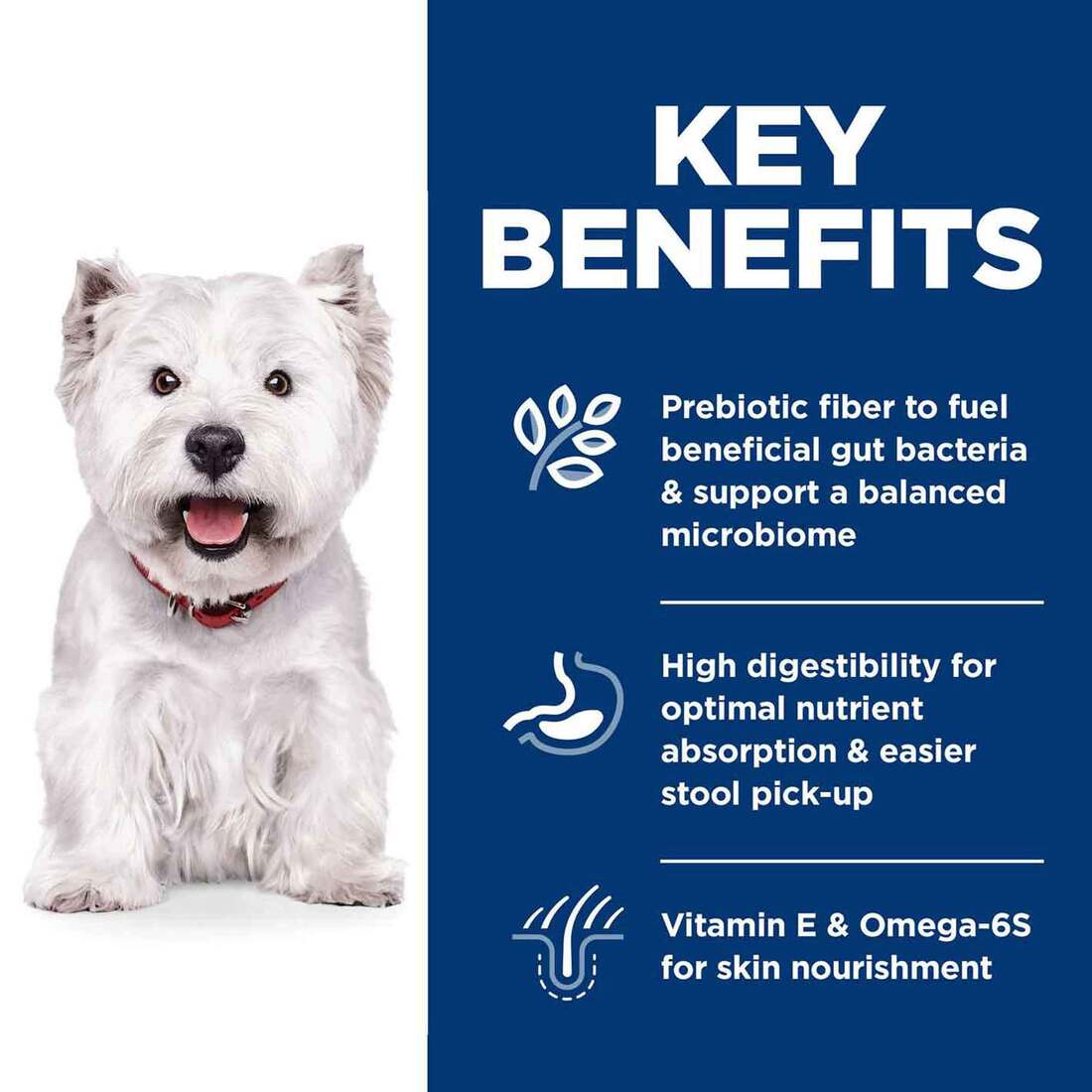 Hill's Science Diet Adult Sensitive Stomach & Skin Small Bites Dry Dog Food, Chicken Recipe, 30 Poun