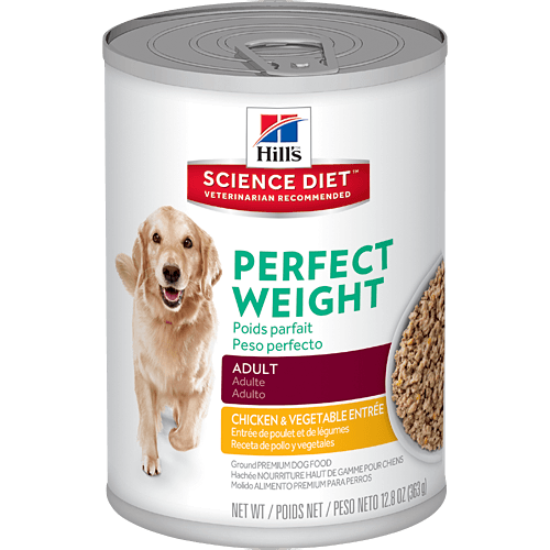 Hill's® Science Diet® Adult Perfect Weight Chicken & Vegetables Entrée, 12.8 Ounces Can