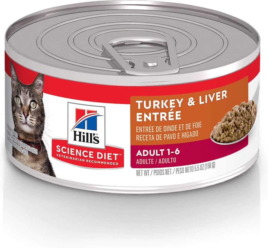 Hill's® Science Diet® Adult Turkey & Liver Entrée, 5.5 Ounce Can