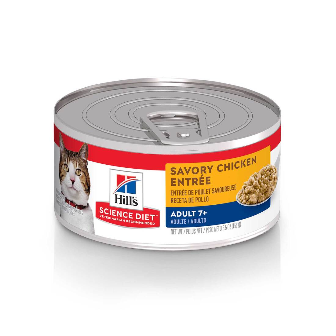 Hill's® Science Diet® Wet Cat Food, Mature Adult Savory Chicken Entrée, 5.5 Ounces
