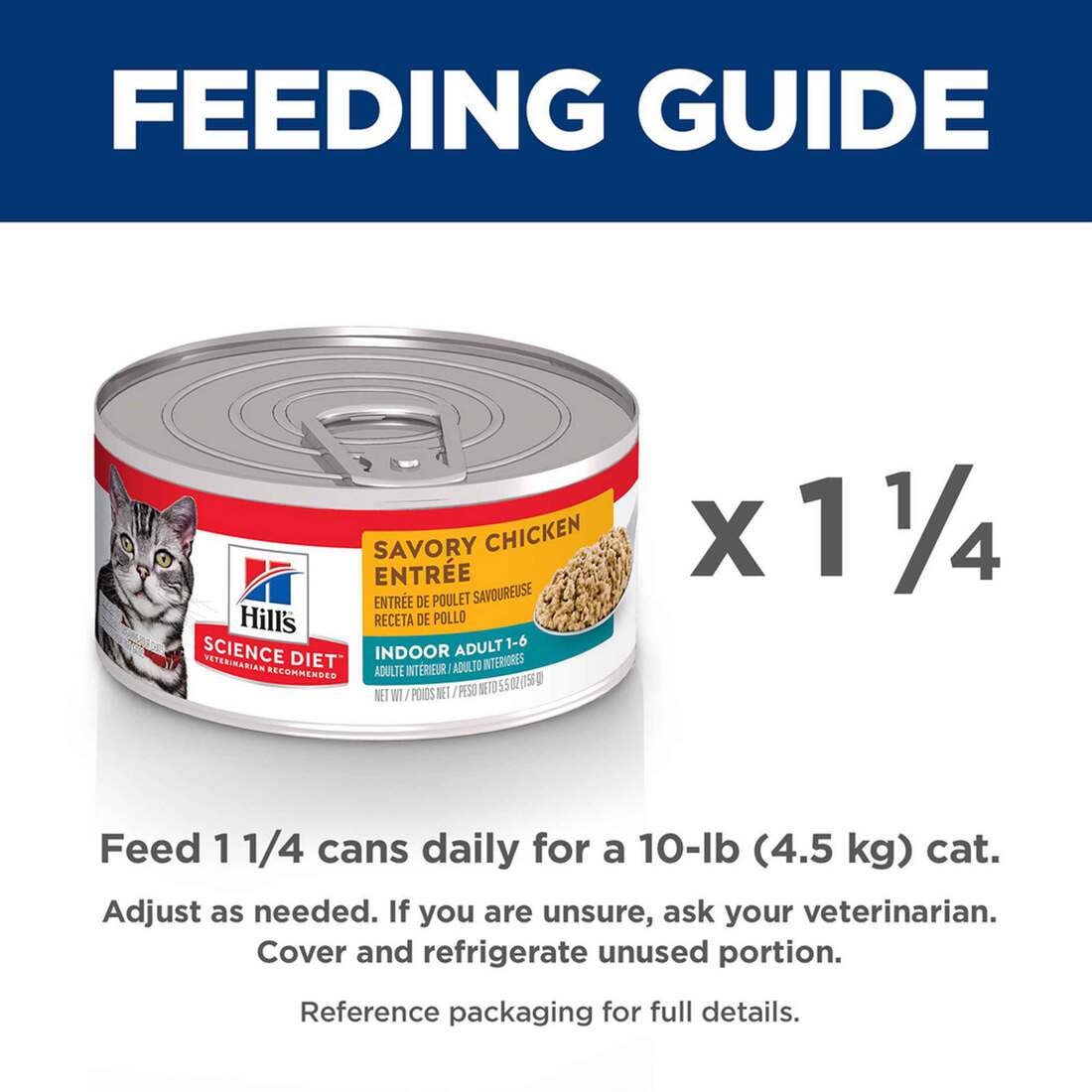 Hill's Science Diet Adult Indoor Canned Cat Food, Savory Chicken