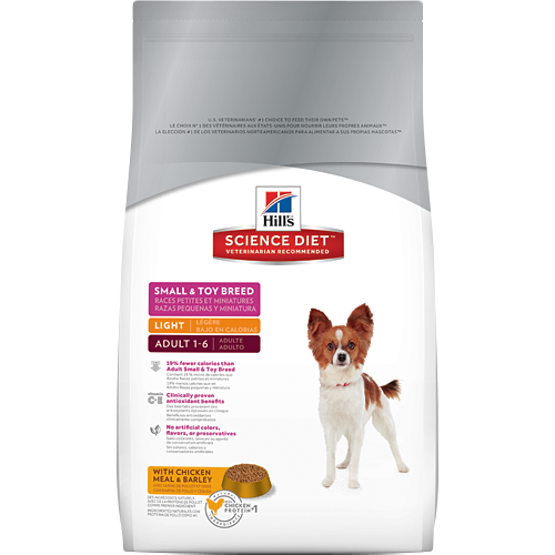 Hill's® Science Diet® Adult Small & Toy Breed Light, 15.5 Pound Bag