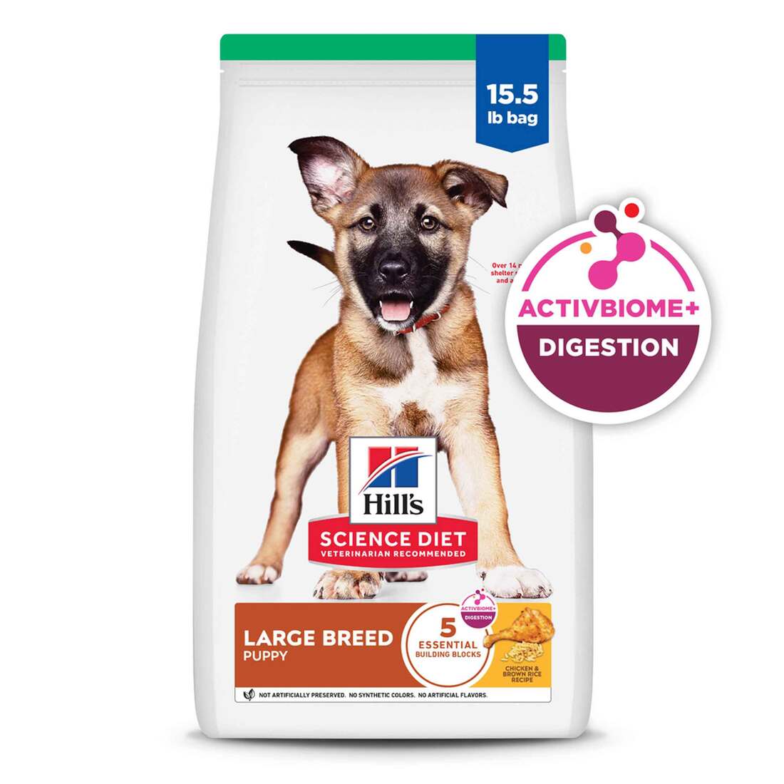 Hill's® Science Diet® Puppy Large Breed Dry Dog Food, Chicken & Brown Rice Recipe, 15.5 Pound Bag