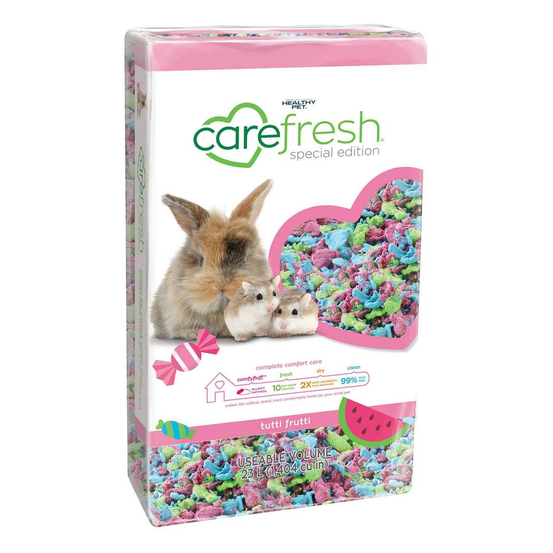 carefresh® Tutti Frutti Small Pet Bedding, 23 Liters