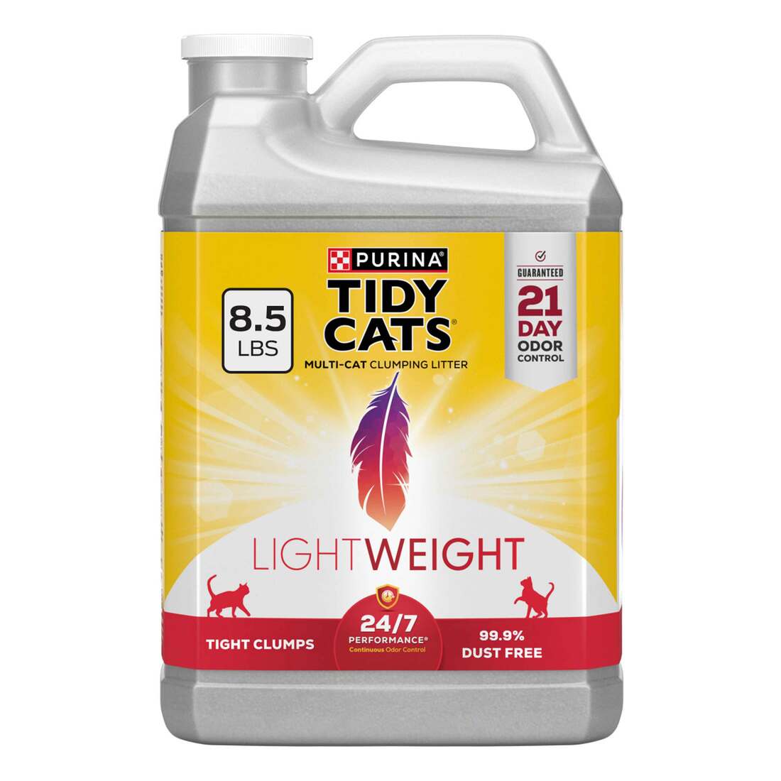 Purina Tidy Cats LightWeight 24/7 Performance Odor control, Multi