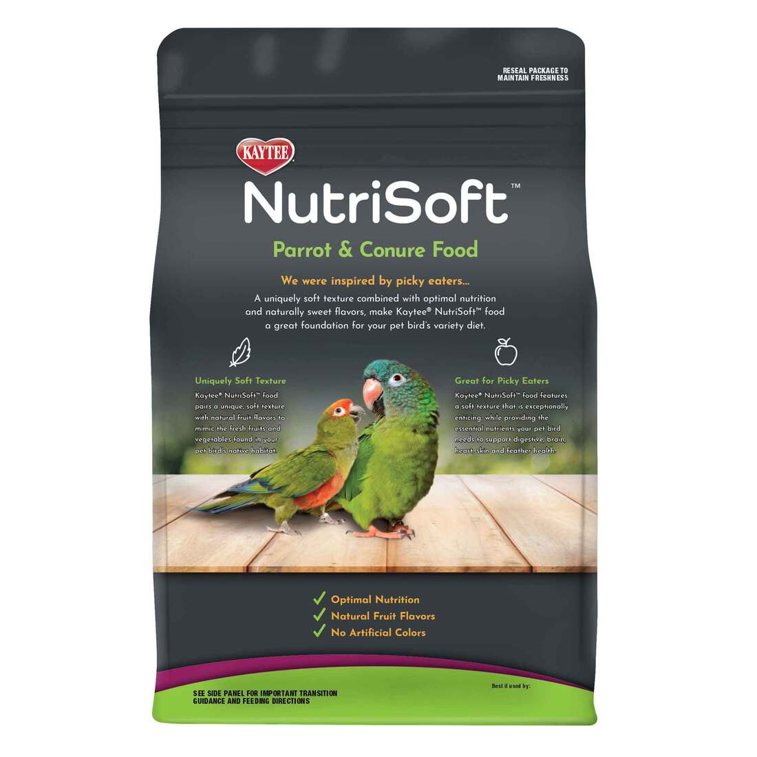 Kaytee NutriSoft Parrot & Conure Food, 3 Pounds