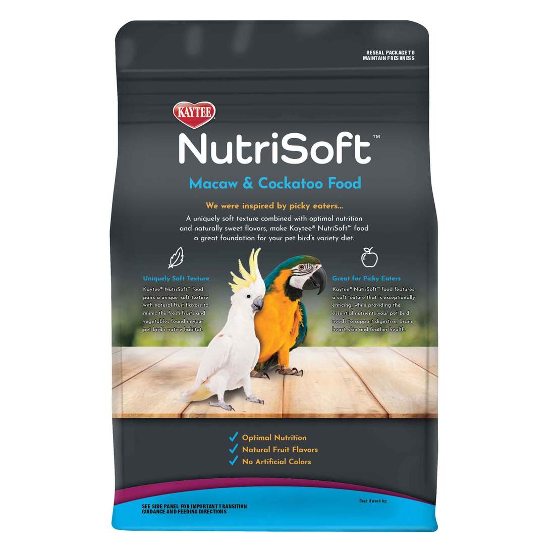 Kaytee NutriSoft Macaw & Cockatoo Food, 3 Pounds