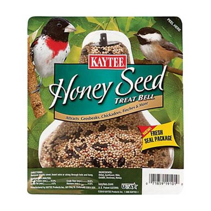 Kaytee Honey Seed Treat Bell Wild Bird Food, 16 Ounces