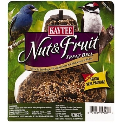 Kaytee Nut And Fruit Treat Bell Wild Bird Food, 15 Ounces