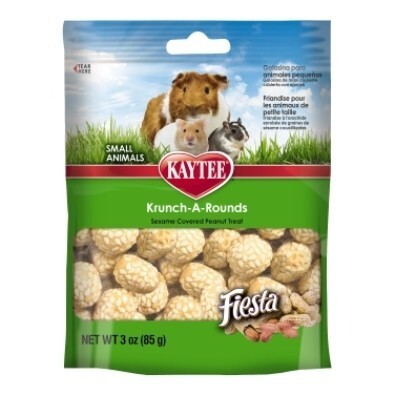 Kaytee Fiesta Krunch Arounds Small Animal Peanut Treat, 3 Ounces