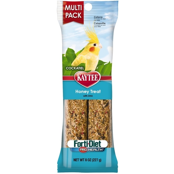 Kaytee Forti-Diet Pro Health Honey Stick Multi-Pack, 8 Ounces
