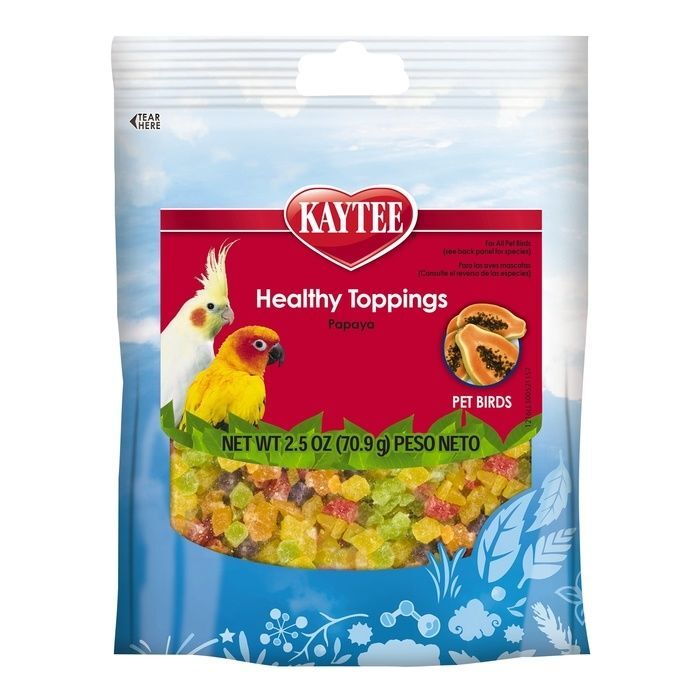 Kaytee Healthy Toppings Papaya, 2.5 Ounces