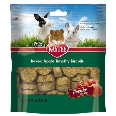 Kaytee Timothy Hay Baked Apple Treat  Small Animal, 4 Ounces
