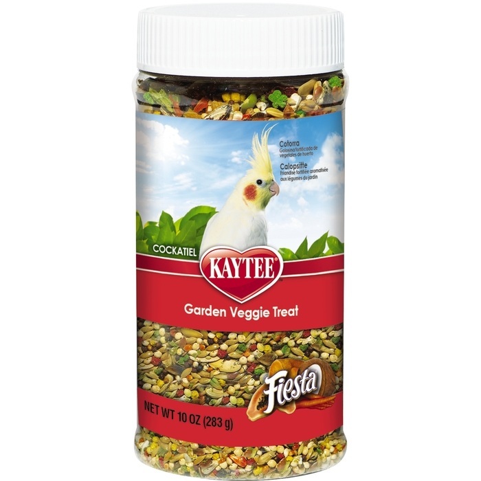 Kaytee Fiesta Garden Veggie Treat Jar, 10 Ounces