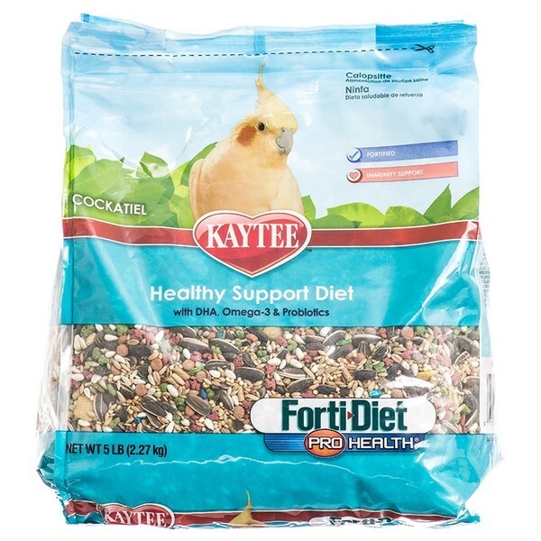 Kaytee Forti Diet Pro Health Cockatiel, 5 Pounds