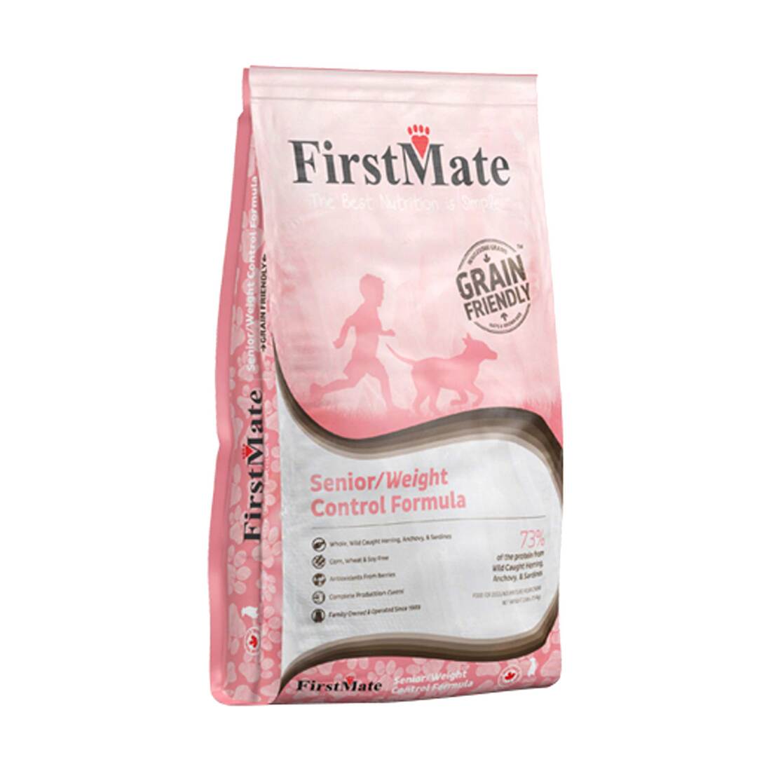 FirstMate Grain Friendly Senior Dry Dog Food, 25 Pounds