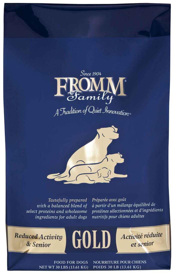 Fromm Gold Reduced Activity & Senior Gold Dry Dog Food, 30 Pounds