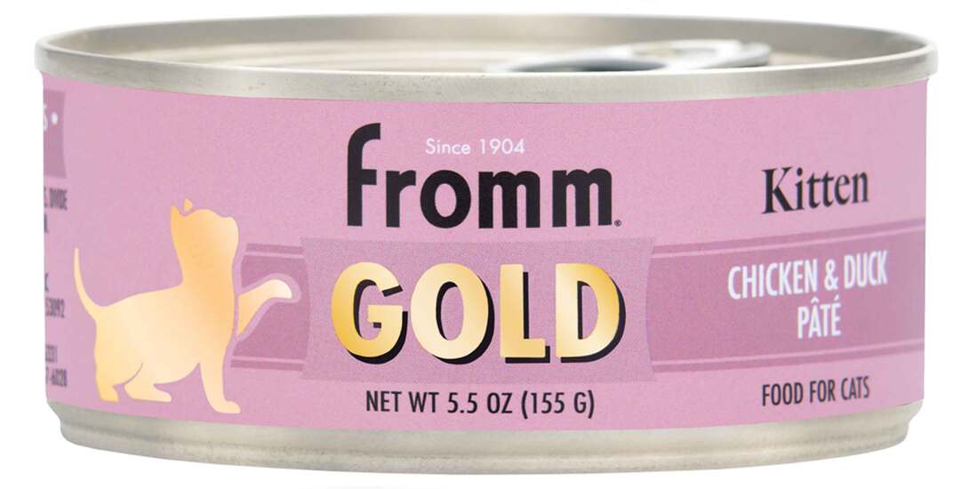Fromm Gold Kitten Pate Wet Cat Food, Chicken and Duck, 5.5 Ounces