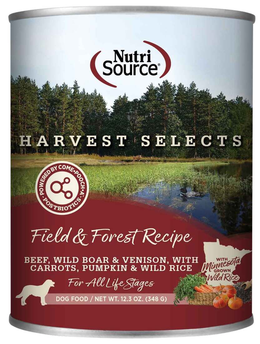 NutriSource Harvest Selects Wet Dog Food, Field And Forest Recipe