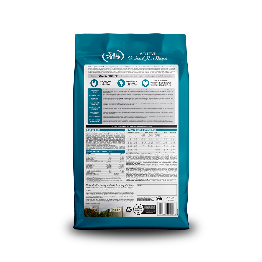 NutriSource Adult Chicken & Rice Dry Dog Food, 4 Pounds