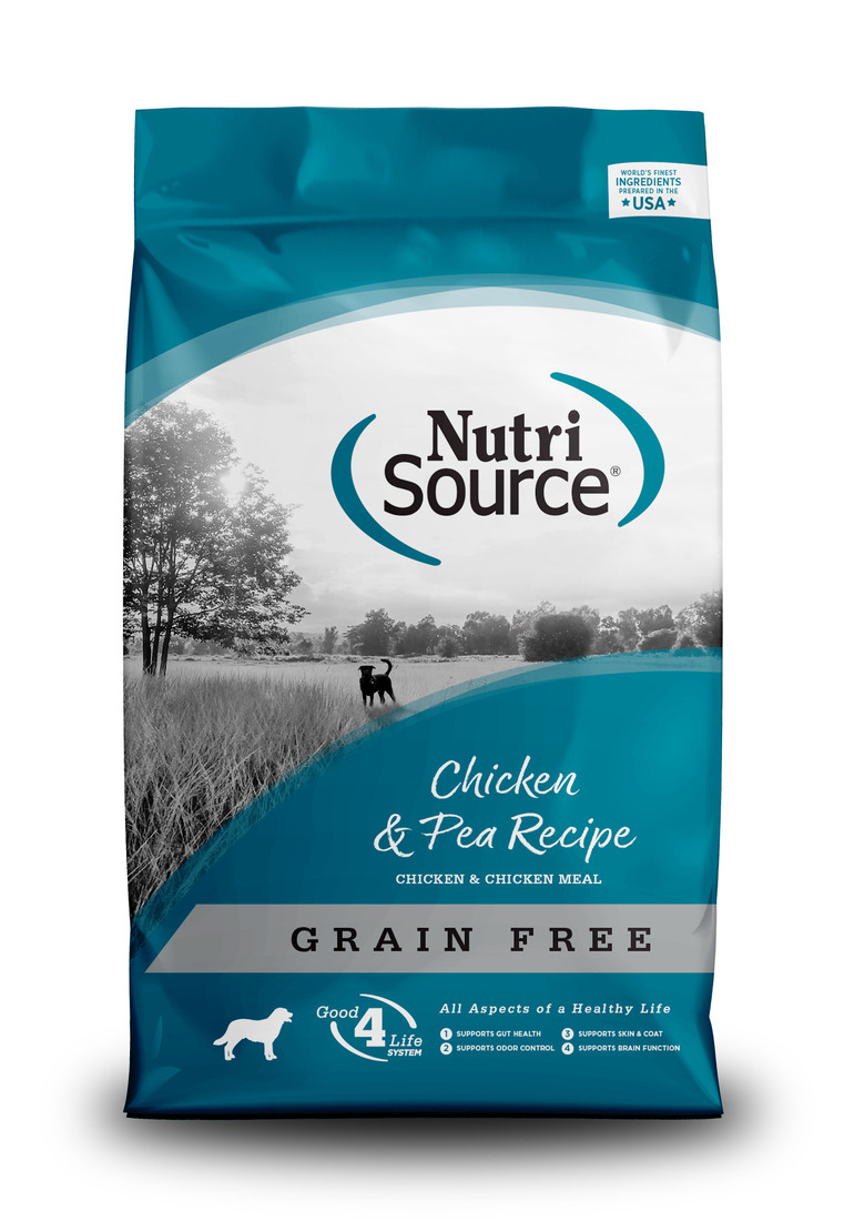 NutriSource Grain Free Chicken & Pea Dry Dog Food, 4 Pounds