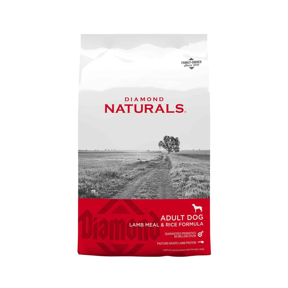 Diamond Naturals Adult Dog Lamb Meal & Rice Formula, 20 Pounds