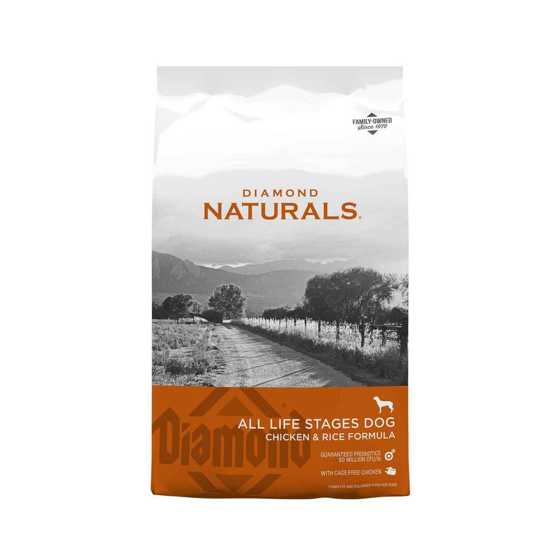 Diamond Naturals All Life Stages Chicken & Rice Formula, 40 Pounds
