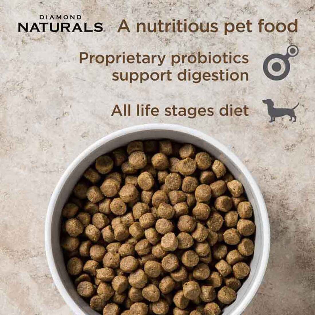 Diamond Naturals All Life Stages Chicken & Rice Formula, 40 Pounds