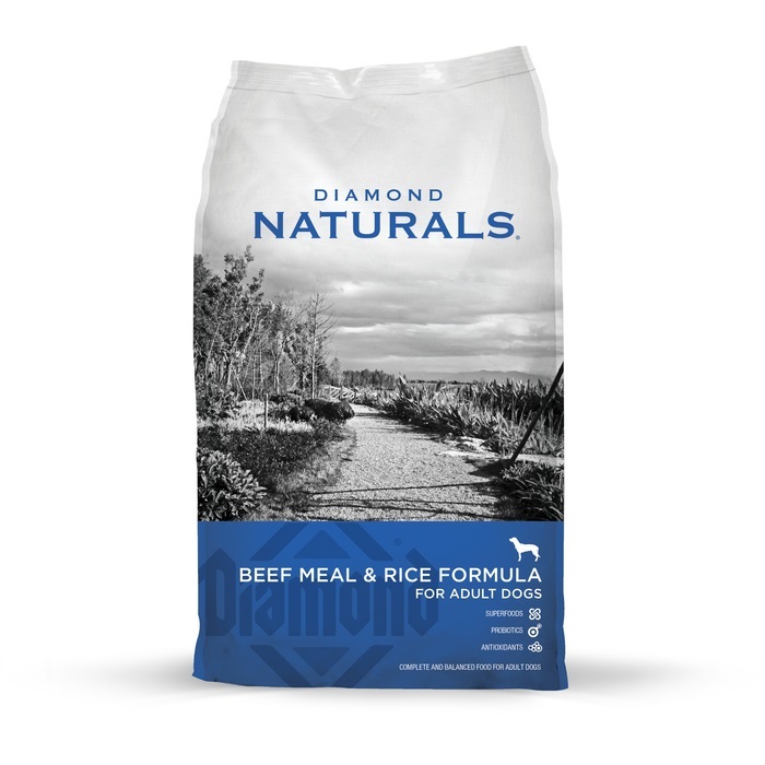 Diamond Naturals Adult Dog Beef Meal & Rice Formula, 40 Pounds
