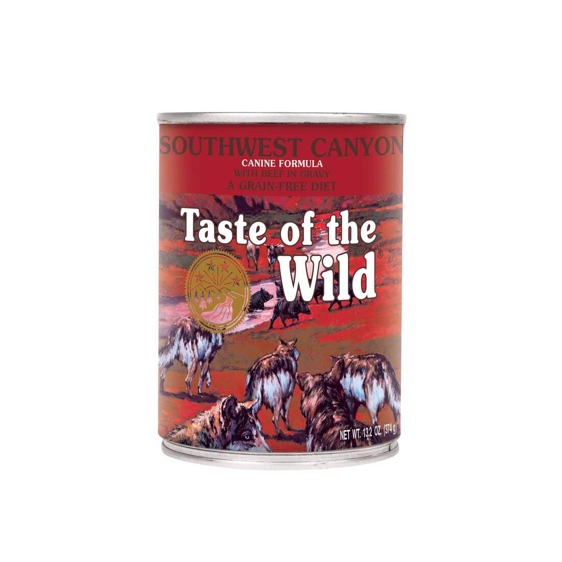 Taste of the Wild® Southwest Canyon® Canine Recipe with Beef in Gravy, 13.2 ounce can