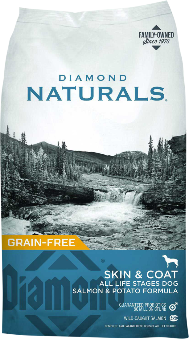 Diamond Naturals Skin & Coat All Life Stages Salmon & Potato Formula, 30 Pounds