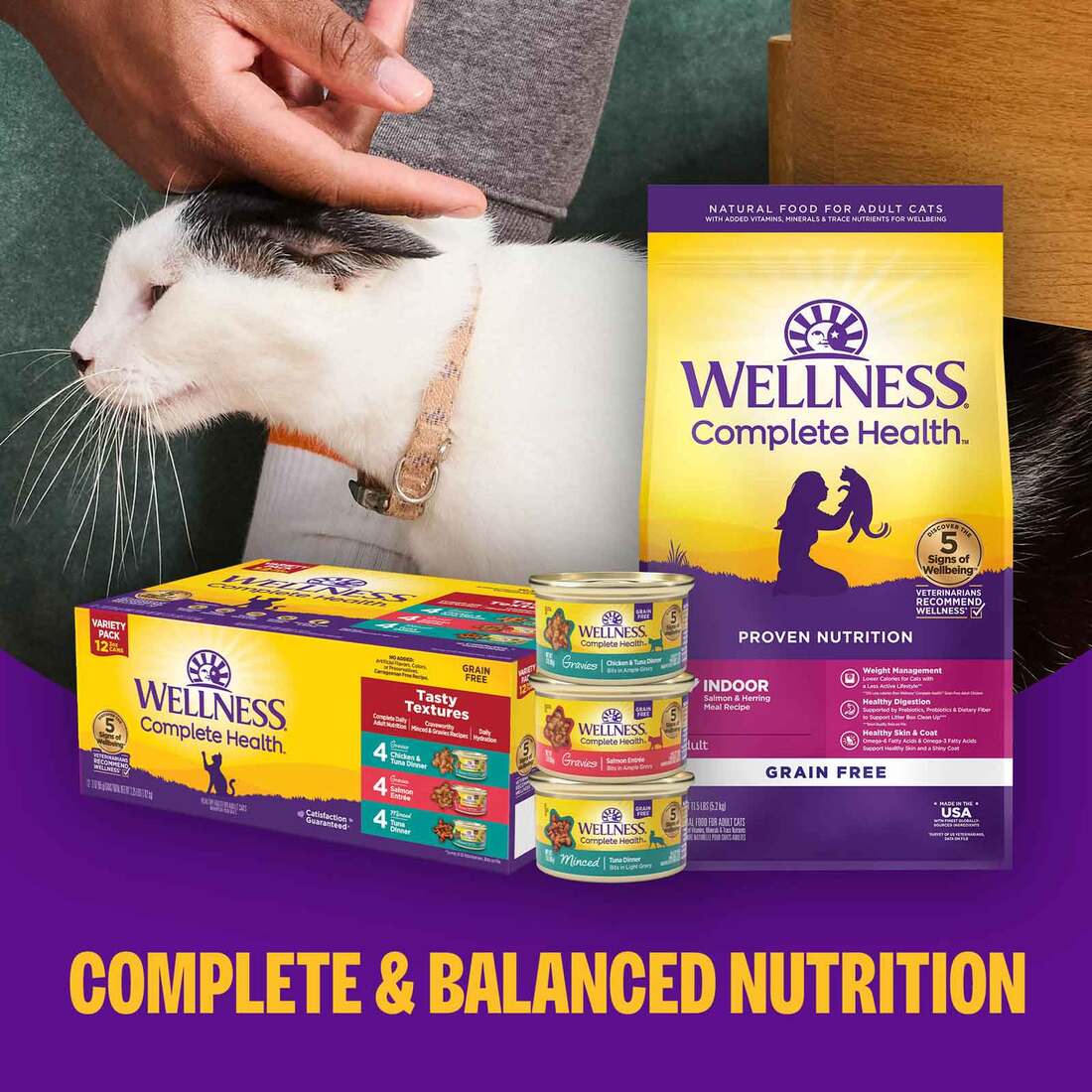 Wellness Complete Health Gravies Grain Free Canned Cat Food