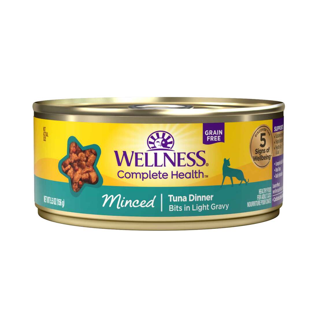 Wellness Complete Health Grain Free Adult Natural Minced Wet Cat