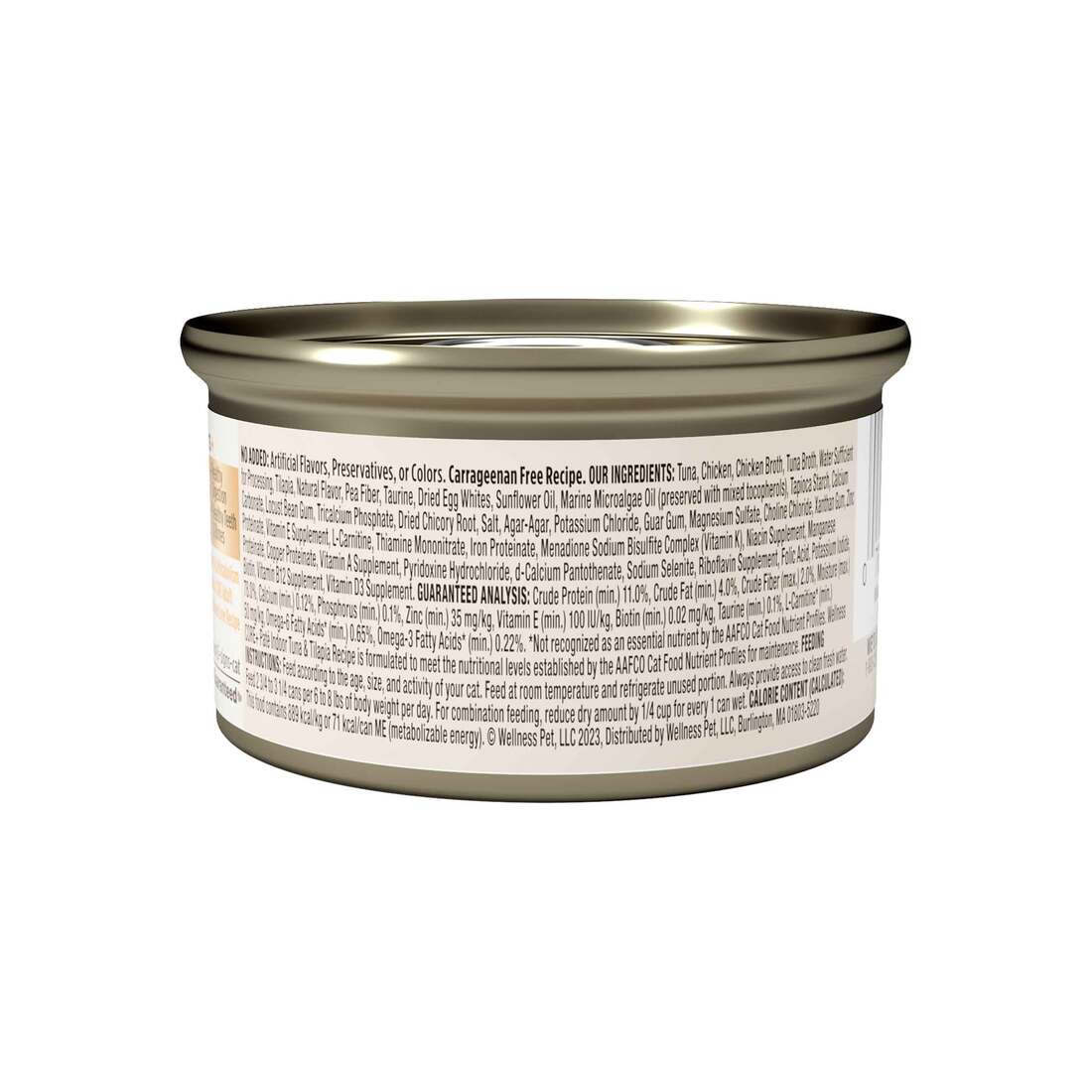 Wellness CORE+ Indoor Natural Grain Free Canned Wet Cat Food, Tuna ...