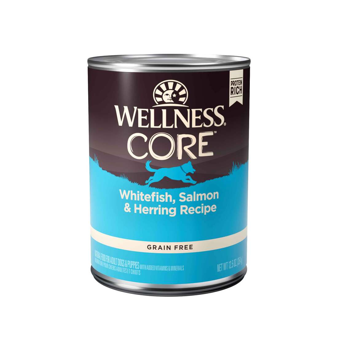 Wellness CORE Grain Free Natural Whitefish, Salmon and Herring Recipe Wet Canned Dog Food