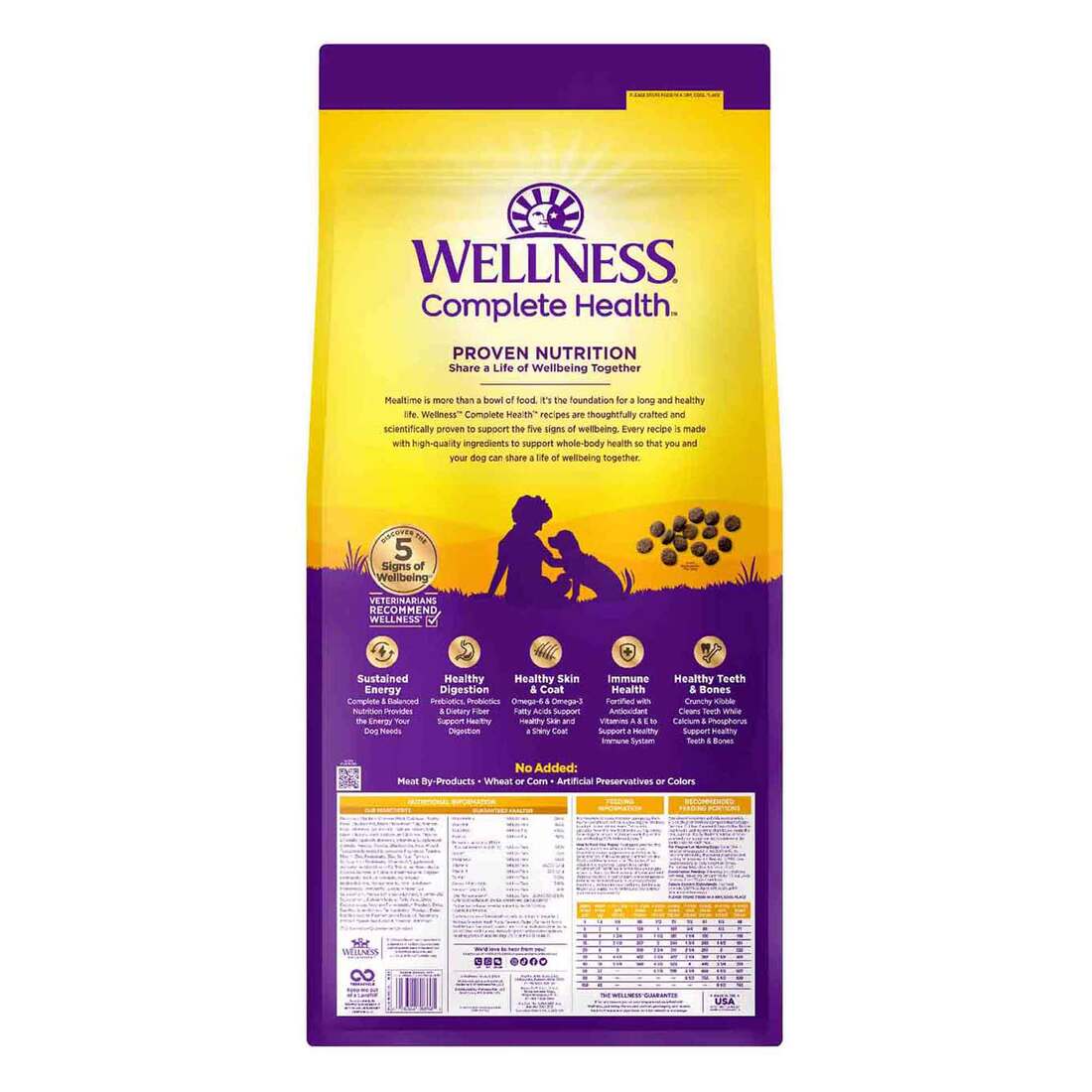 Dog Food Dry Food Wellness Complete Health Grained Dry Puppy Food ...