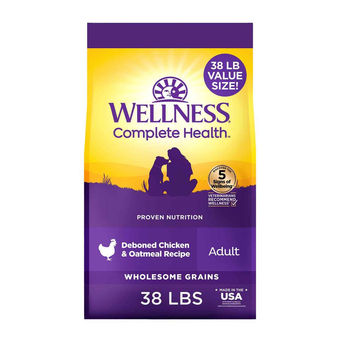Dog Food Dry Food Wellness Complete Health Natural Dry Dog Food ...