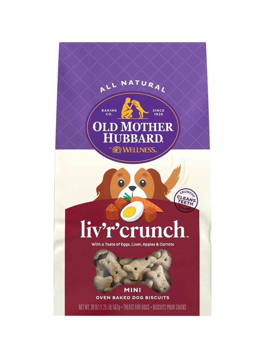 Old Mother Hubbard Crunchy Classic Liv 'R' Crunch Mini Biscuits Natural Dog Treats Old Mother Hubbard Crunchy Classic Liv 'R' Crunch Mini Biscuits Natural Dog Treats