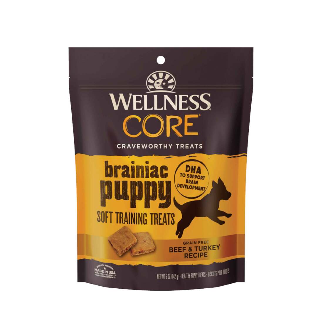 Wellness CORE Brainiac Puppy Soft Training Dog Treats, Grain Free
