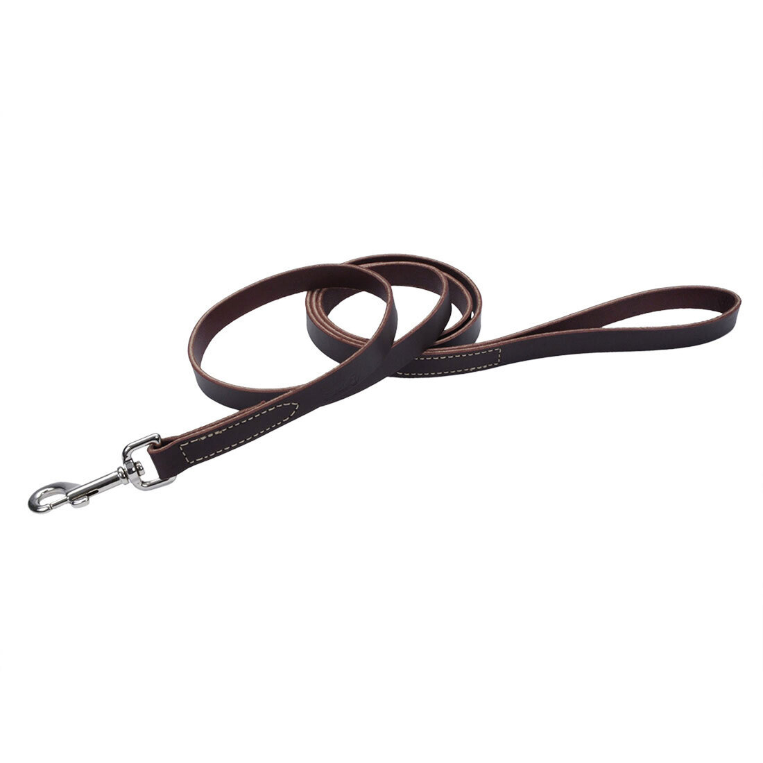 Circle T® Latigo Leather Dog Leash, Latigo, 3/4" x 06'