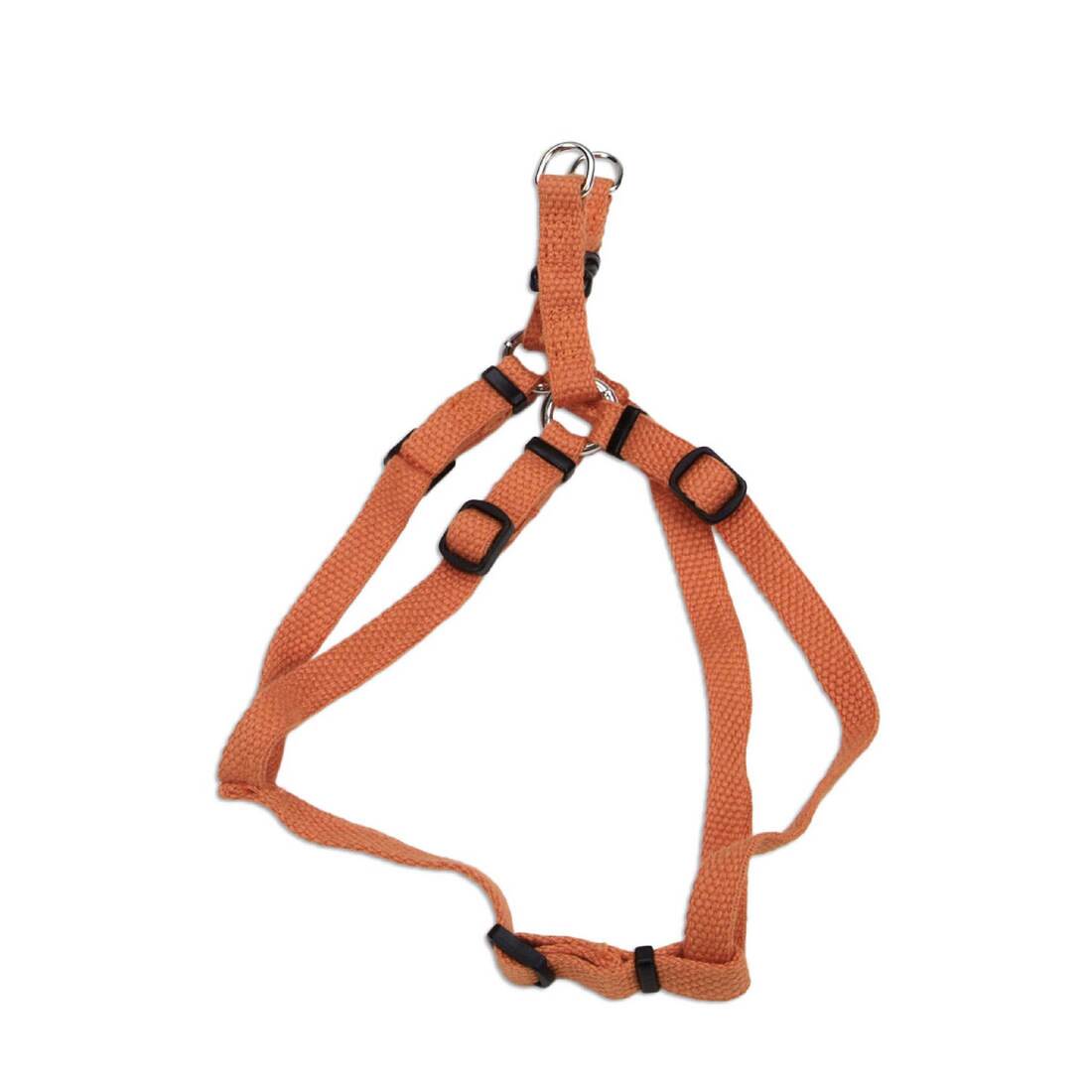 New Earth® Soy Comfort Wrap Adjustable Dog Harness, Pumpkin, 3/8" x 12"-18"
