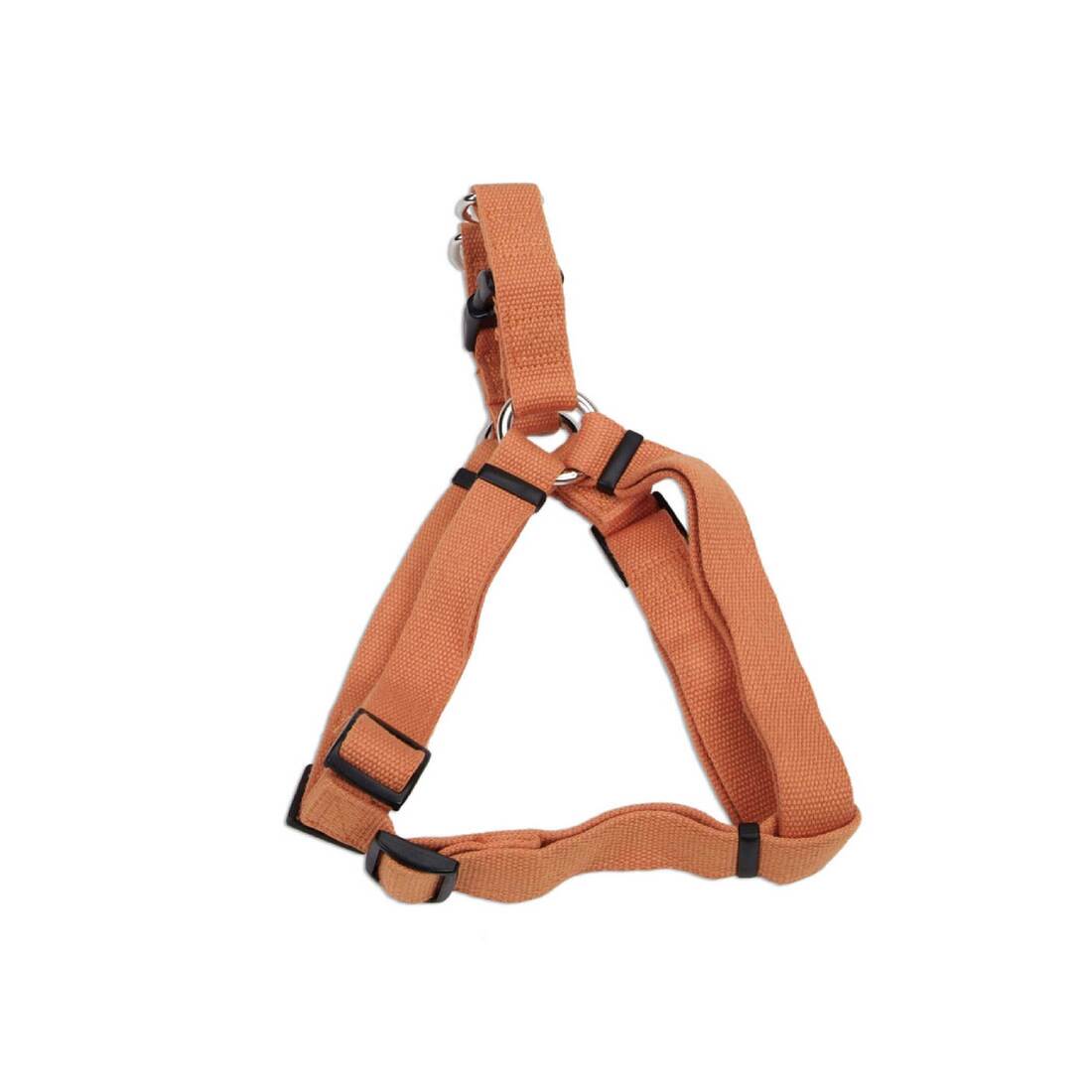New Earth® Soy Comfort Wrap Adjustable Dog Harness, Pumpkin, 1" x 26"-38"