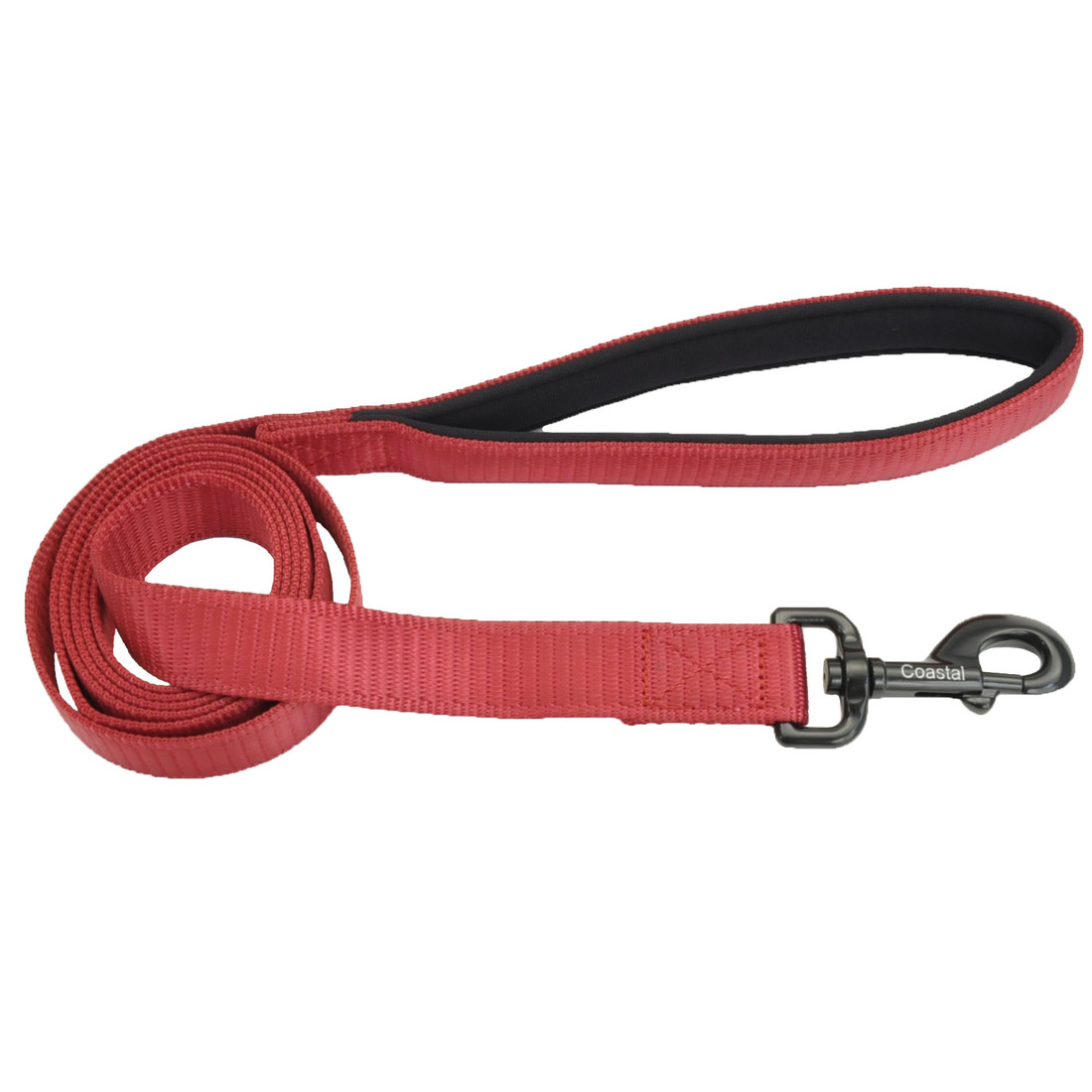 Coastal® Comfort Dog Leash, Wine, 1" x 06'