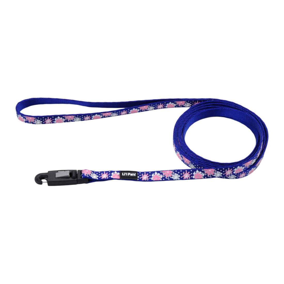 Li'l Pals Reflective Leash, Flower with Dots, X-Small