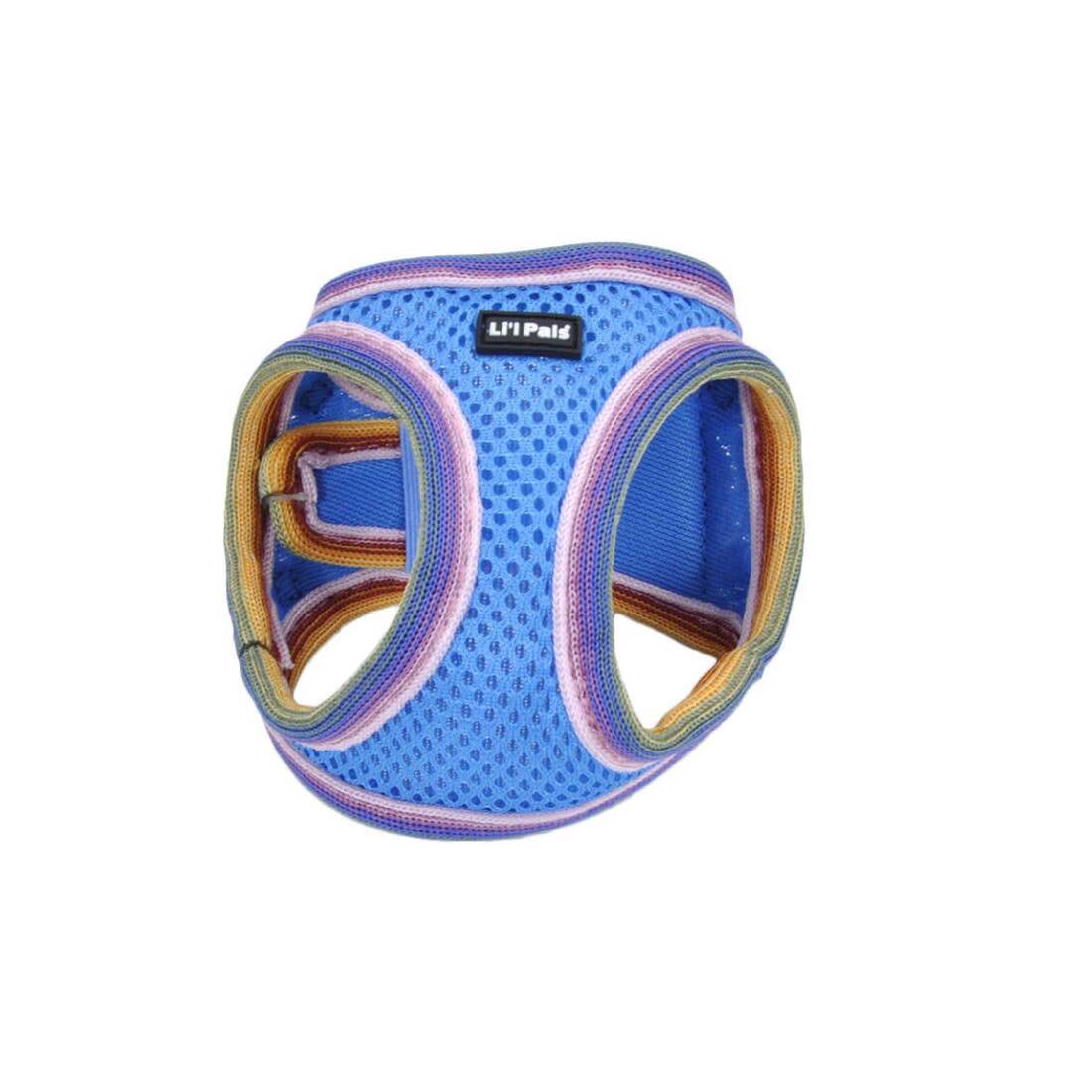 Li'l Pals® Comfort Mesh Dog Harness, Blue Lagoon, 3/8" x 8"-10"