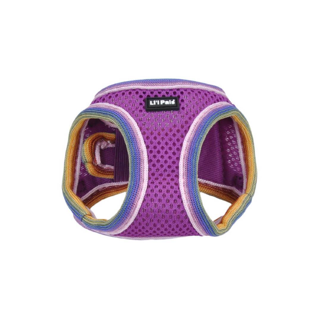 Li'l Pals® Comfort Mesh Dog Harness, Orchid, 3/8" x 8"-10"